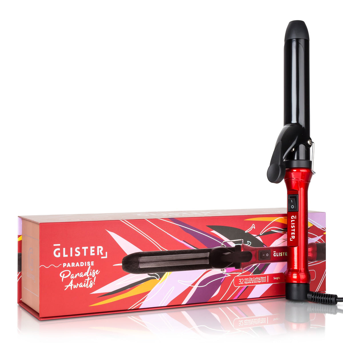 Paradise 32mm Max Volume Clip Curling Wand-0