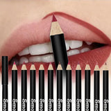 12-Color Lip Liner Pen Set Waterproof Easy Coloring – BeautyByOla