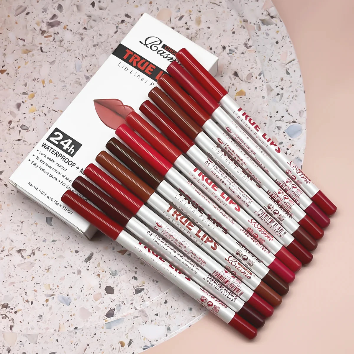 12pcs Long-Lasting Lipstick Set with Lip Liner & Matte Gloss – BeautyByOla