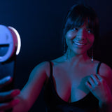 Limited Edition 1.25" "Paradise After Dark" Flat Iron (with Selfie Ring Included)-3