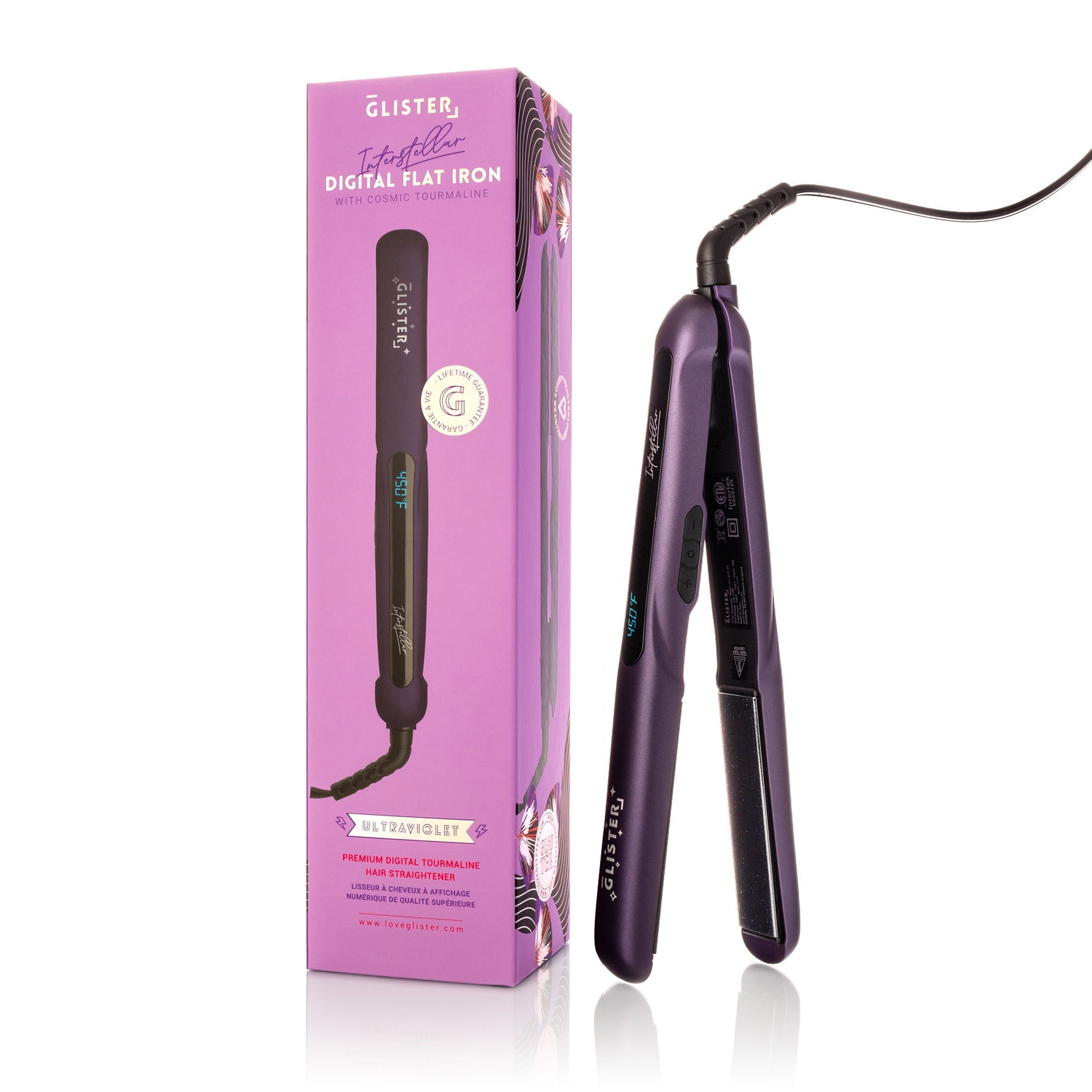 Interstellar 1.25" Digital Flat Iron with Cosmic Tourmaline-6