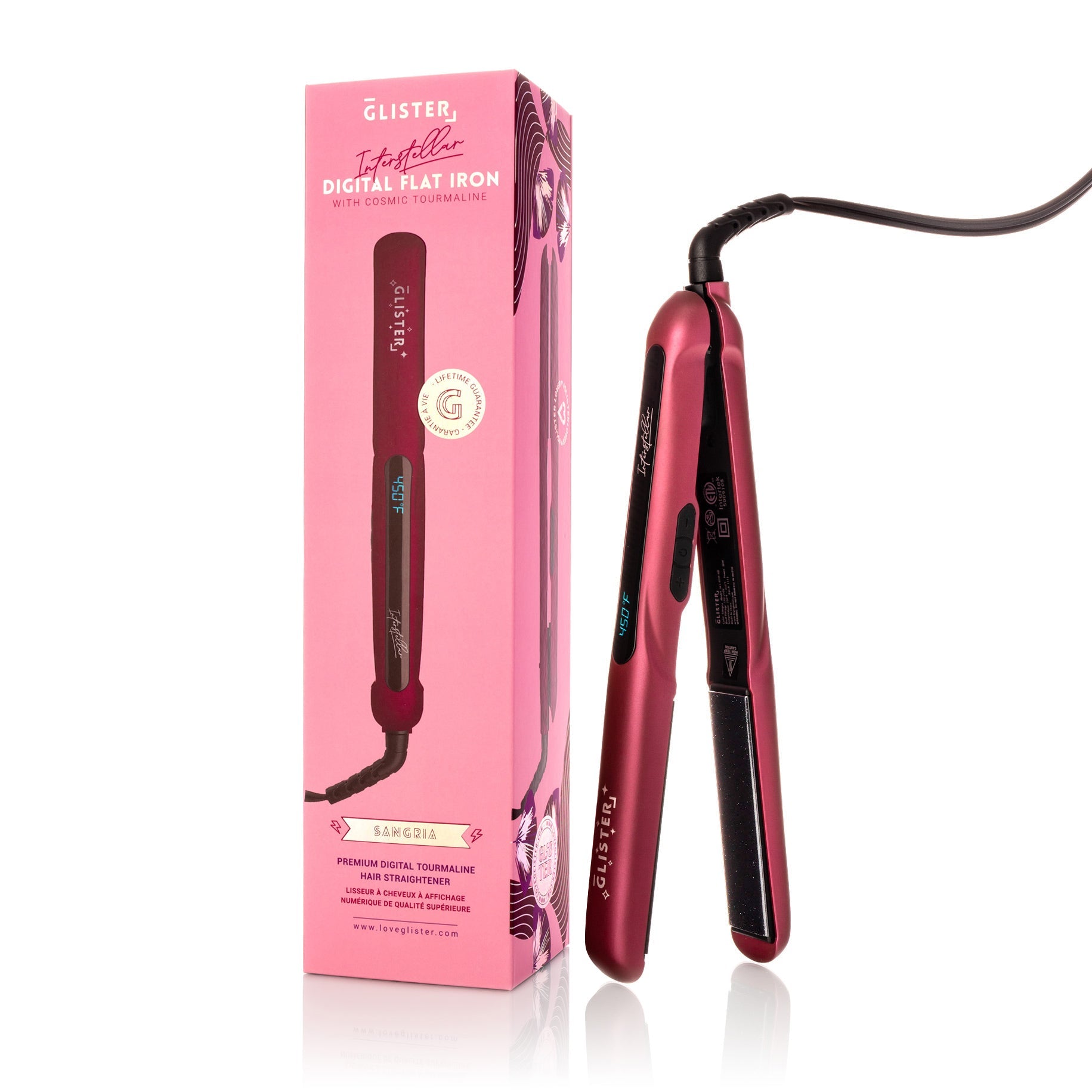 Interstellar 1.25" Digital Flat Iron with Cosmic Tourmaline-5