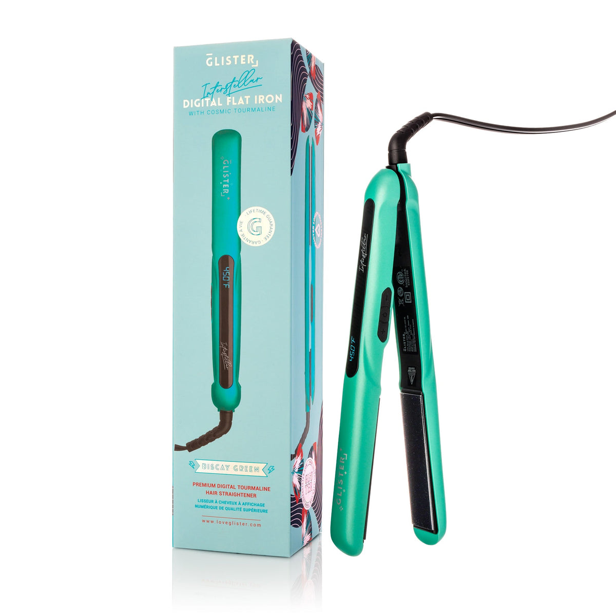 Interstellar 1.25" Digital Flat Iron with Cosmic Tourmaline-0
