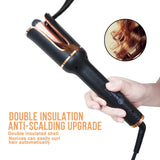 BeautyByOla – Automatic Hair Curling Iron, Ceramic Ionic Auto Rotating Hair Curler Wand Professional