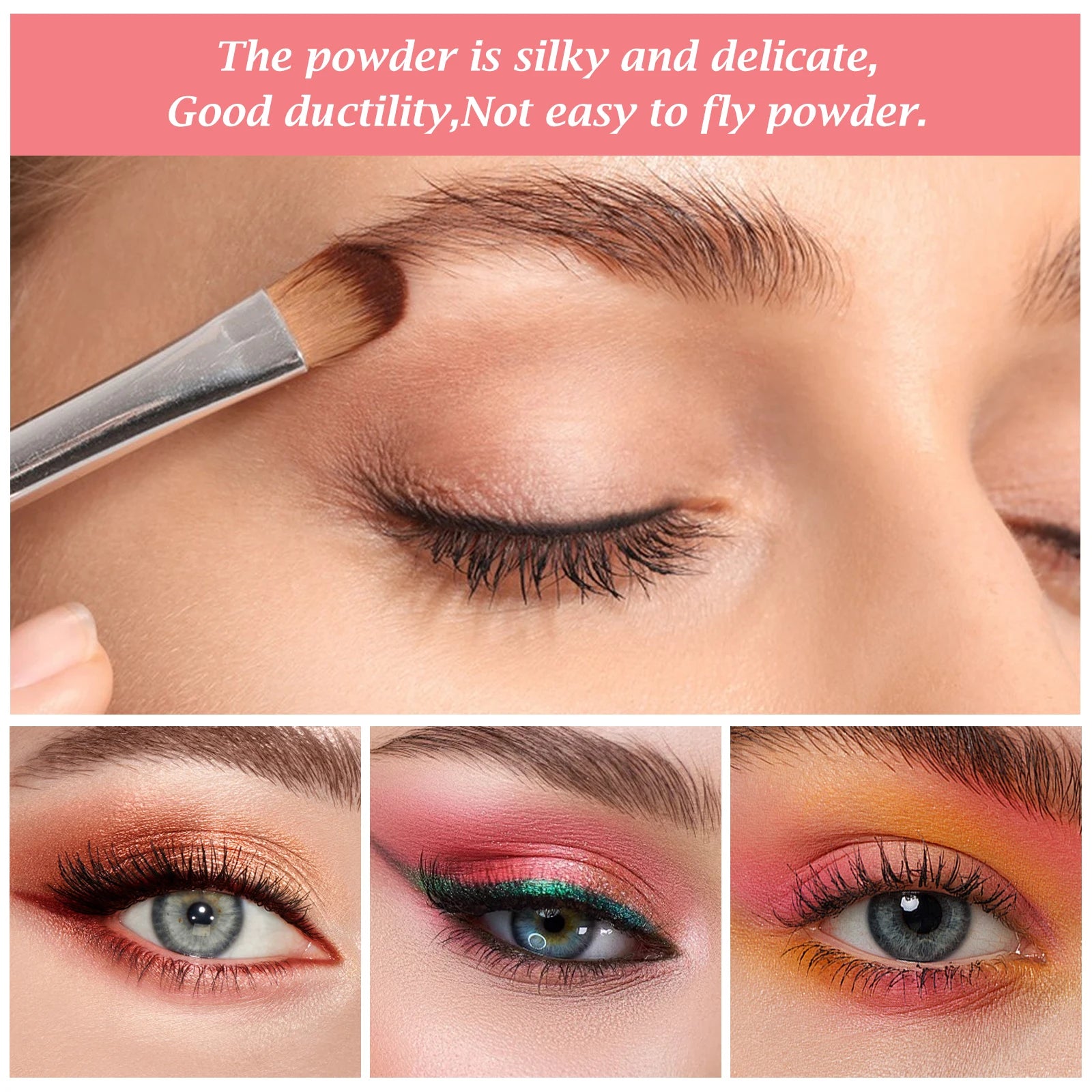BeautyByOla – Las Chicas 12-Color Eyeshadow Palette, High Pigment, Silky Smooth, Vegan & Cruelty-Free