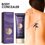 BeautyByOla – West & Month Waterproof Body Concealer, Whitening Natural Makeup Cream for Face, Tattoos & Scars Coverage