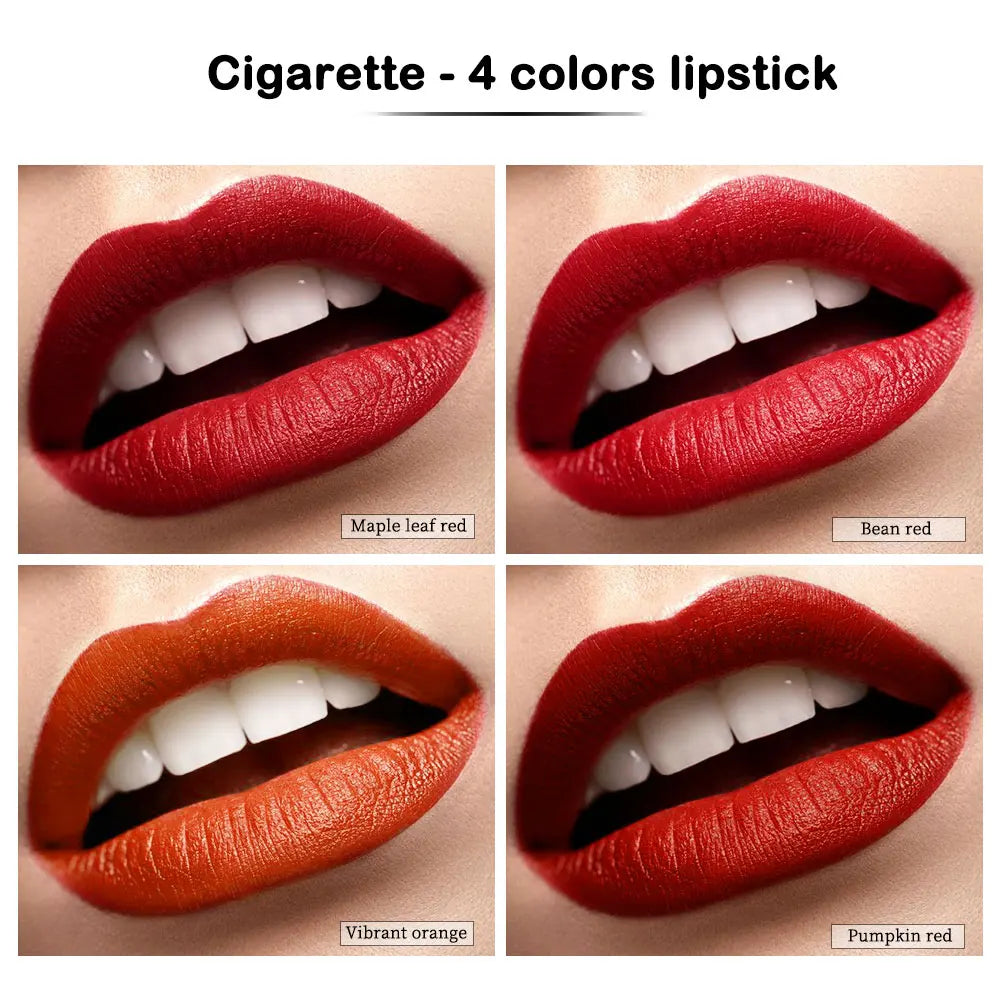 4-Lasting Stick Waterproof Matte Lipstick Set – BeautyByOla