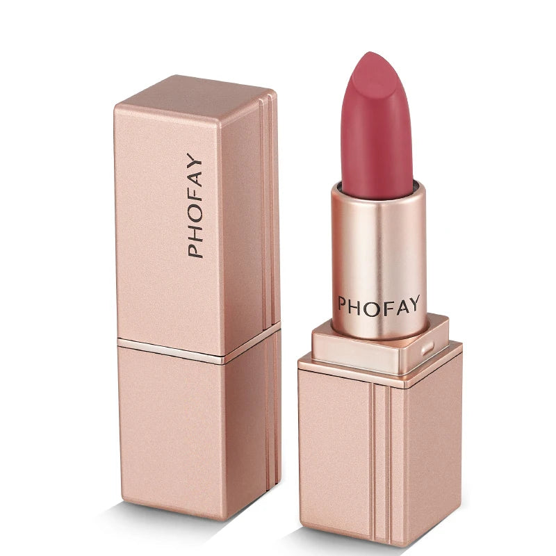 BeautyByOla – FCJ PHOFAY Long-Lasting Matte Lipstick, Vegan Liquid Lip Gloss 5g for Makeup