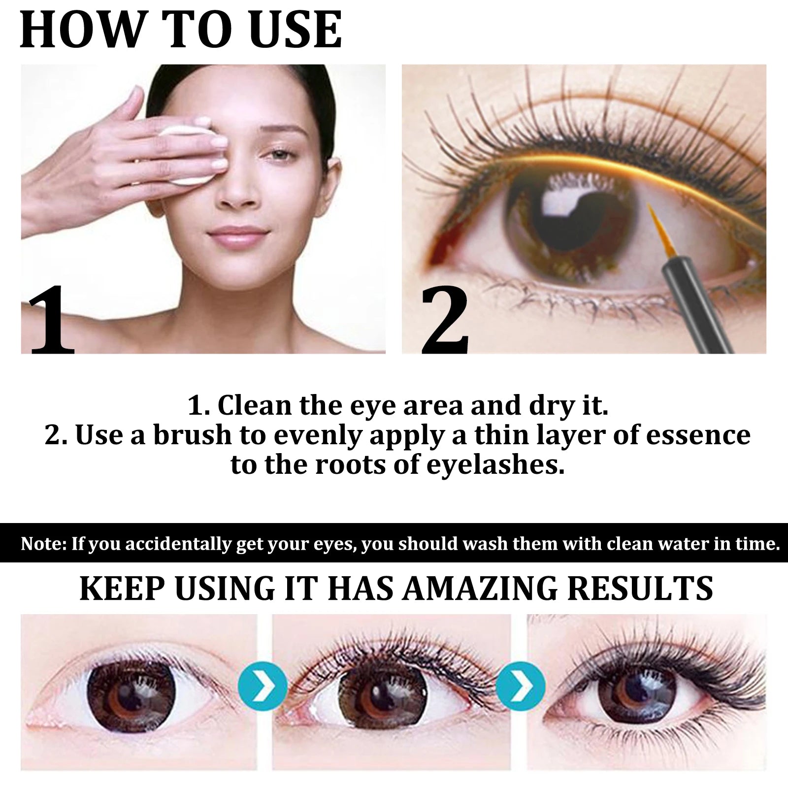 BeautyByOla – EELHOE Eyelash Boost Serum & Waterproof Mascara, Long, Thick, Curling, Durable & Lengthening