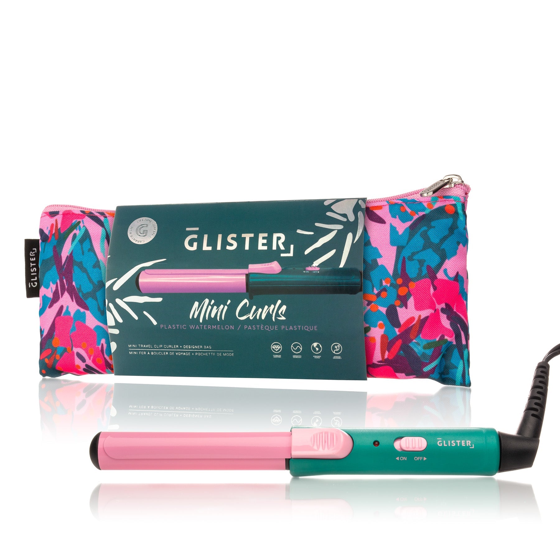 “Mini Curls” Travel Clip Curler with Carrying Pouch-7