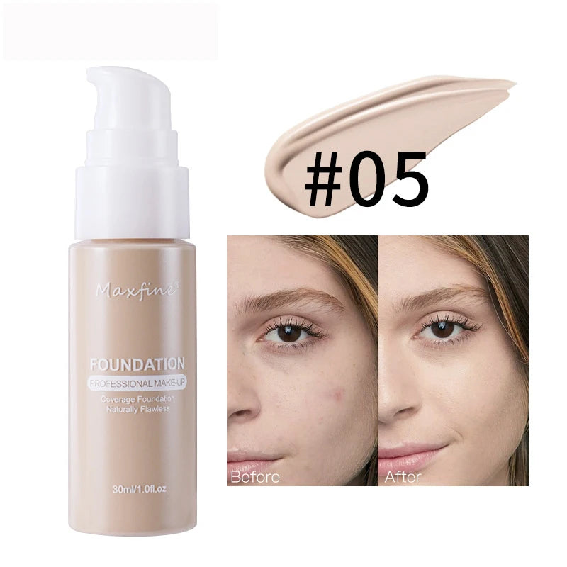 Liquid Foundation Concealer Waterproof Sweat-Resistant Makeup – BeautyByOla