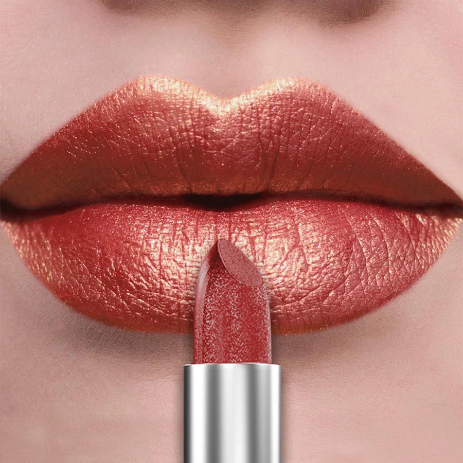 21-Color Glitter Metallic Lipstick Bold Long-Lasting – BeautyByOla