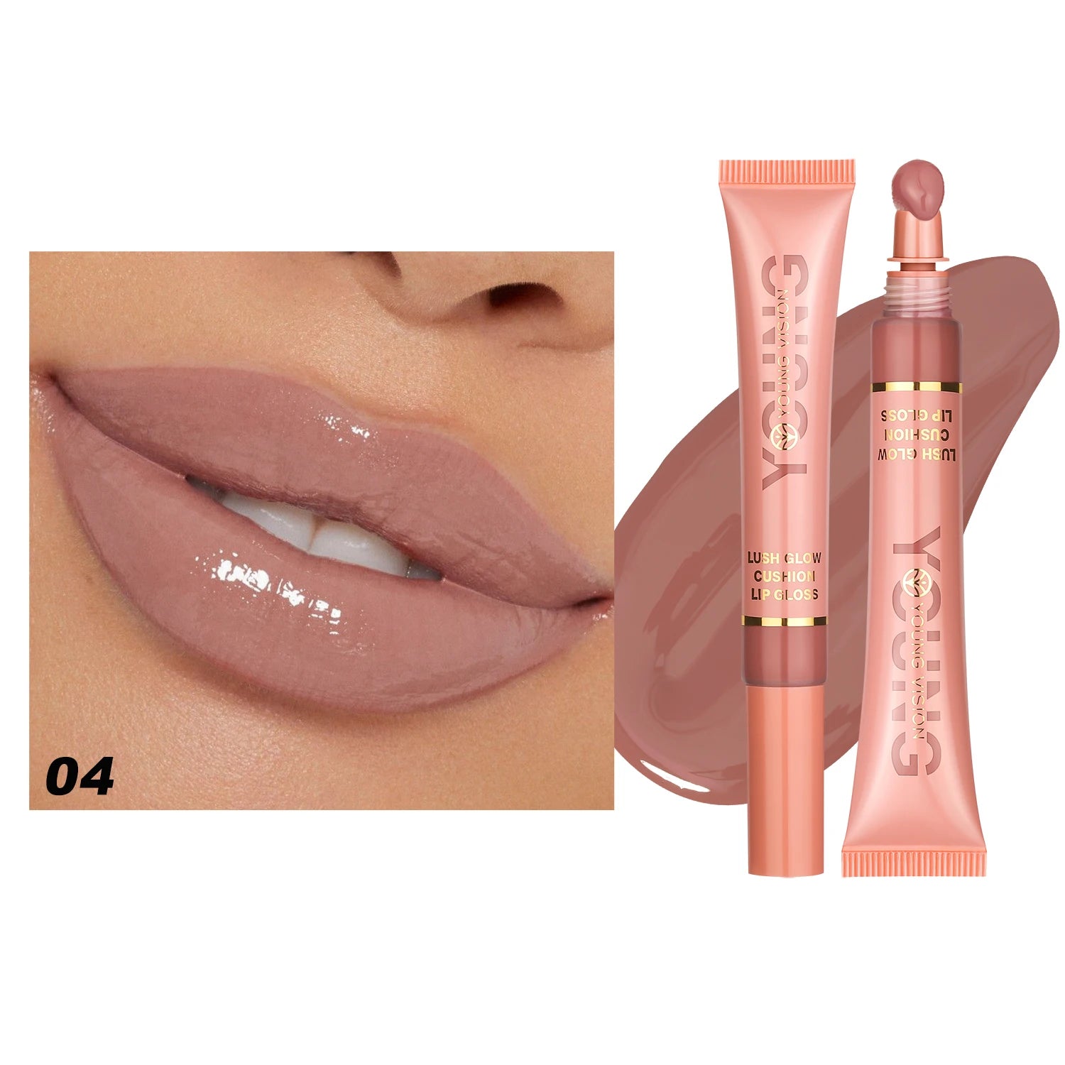 YOUNG VISION 6-Color Liquid Brightening Lip Gloss Moisturizing – BeautyByOla