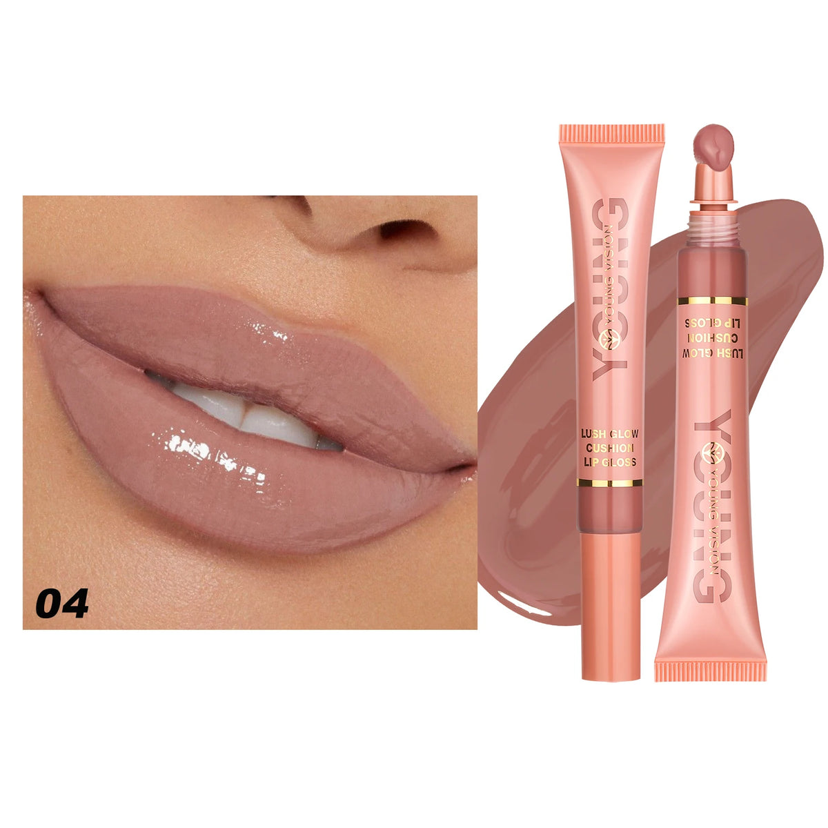 YOUNG VISION 6-Color Liquid Brightening Lip Gloss Moisturizing – BeautyByOla
