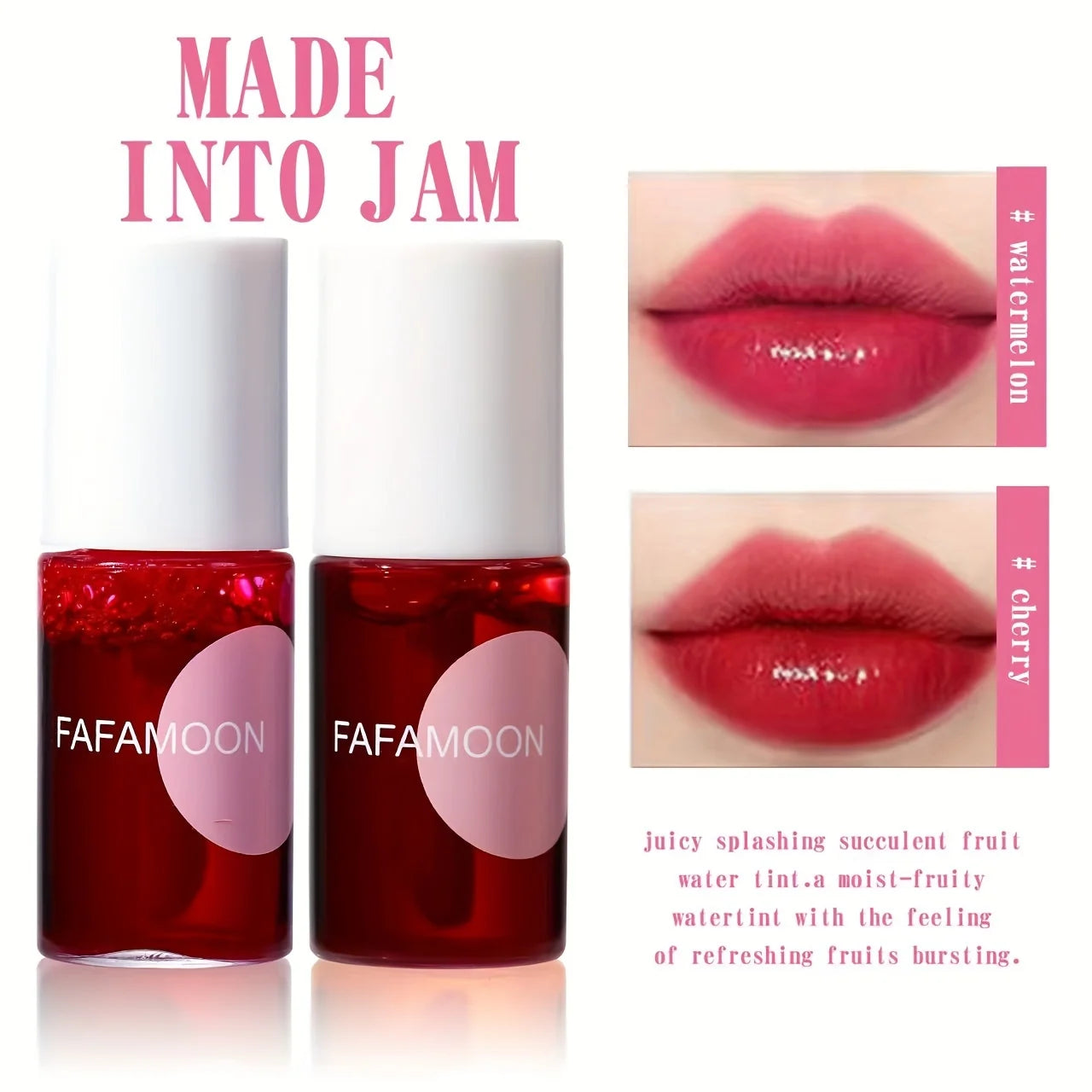 4-Color Fruity Lip Tint Waterproof Moisturizing Liquid Lipstick – BeautyByOla