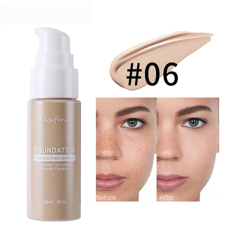Liquid Foundation Concealer Waterproof Sweat-Resistant Makeup – BeautyByOla