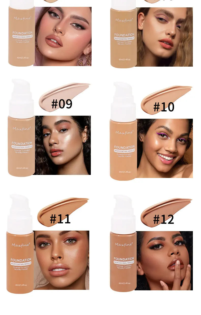 Liquid Foundation Concealer Waterproof Sweat-Resistant Makeup – BeautyByOla