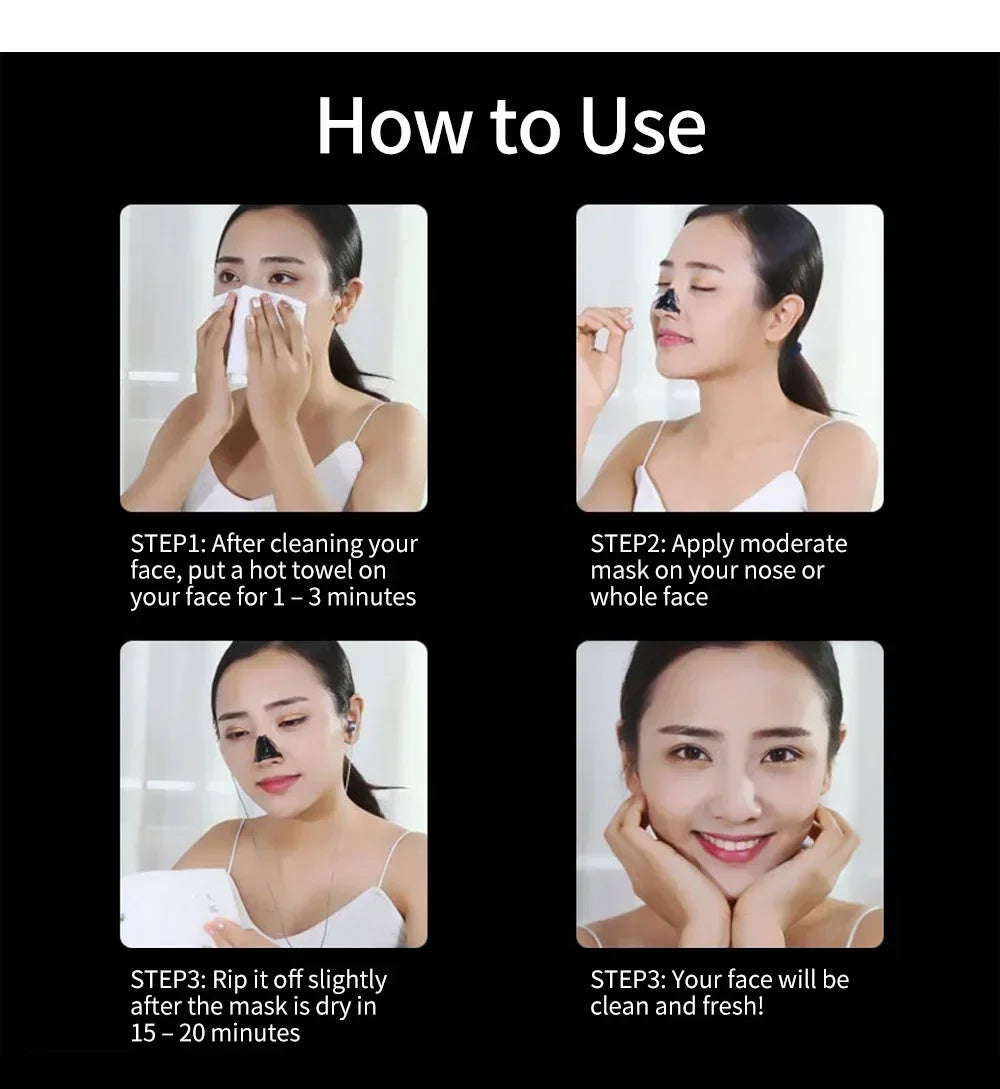 BeautyByOla – LANBENA Blackhead Removal Mask, Deep Cleansing & Pore Shrinking Treatment for Acne & Skin Brightening