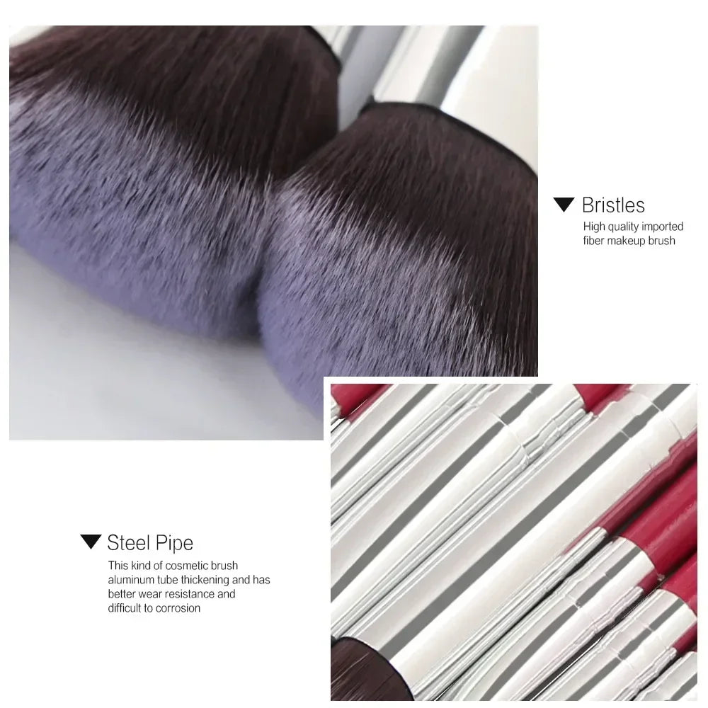 BeautyByOla – Professional Makeup Brush Set, Eyeshadow & Eyeliner Cosmetic Tools Kit