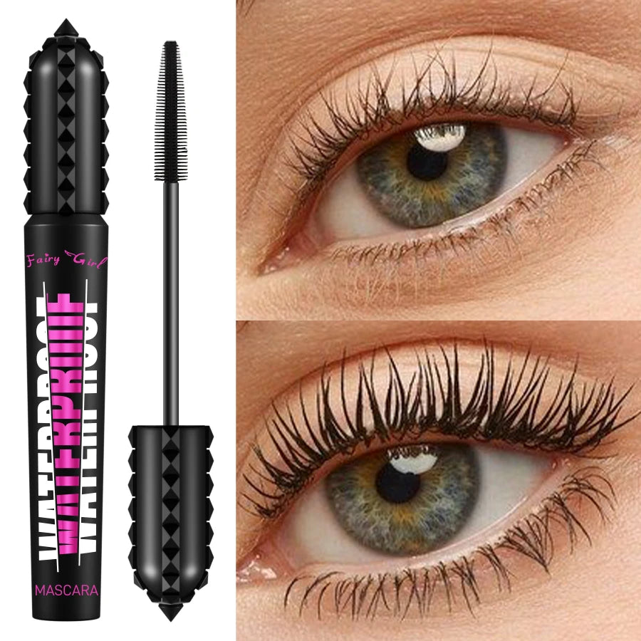 Black Waterproof 4D Mascara Lengthening Eyelashes – BeautyByOla