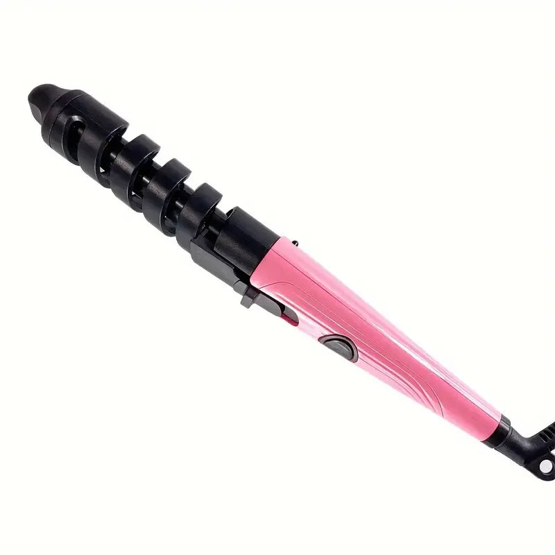 BeautyByOla – Portable Spiral Anti-Scald Curling Iron, Electric Hair Curler Wand, Ideal Gift for Women