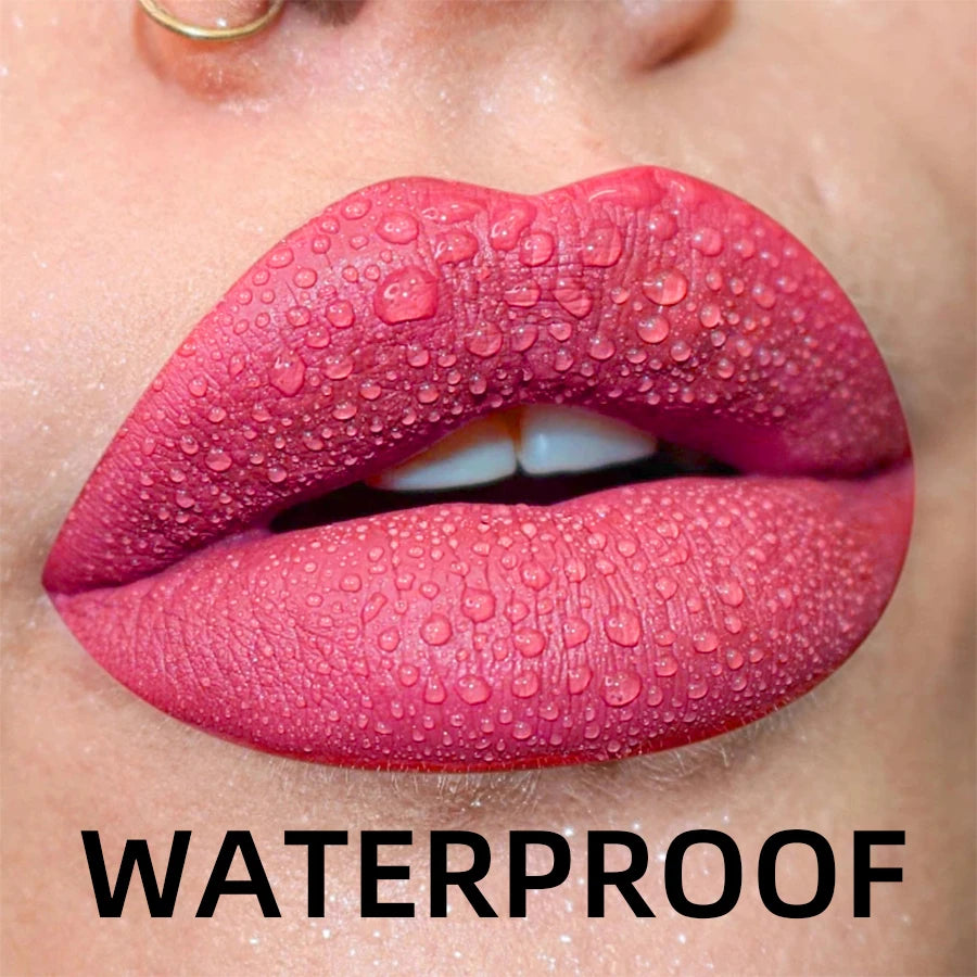 19-Color Matte Velvet Lip Gloss Waterproof Liquid Lipstick – BeautyByOla