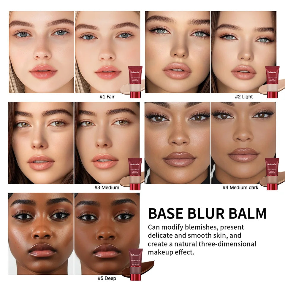 BeautyByOla – Ultimate Blurring Setting Powder Travel Kit, Waterproof Spray, Blur Primer & Oil Control Balm