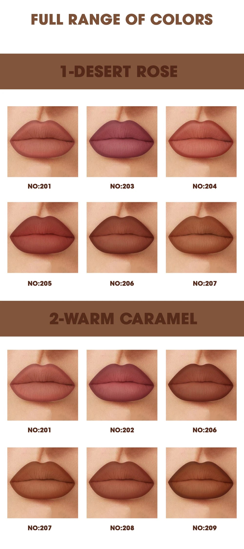 Rozza Waterproof Lip Liner Pencil Set Matte Soft Blendable – BeautyByOla