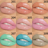BeautyByOla – 9-Color Moisturizing Diamond Shimmer Lip Gloss, Sparkling Glitter Liquid Lipstick & Pearl Lip Shine