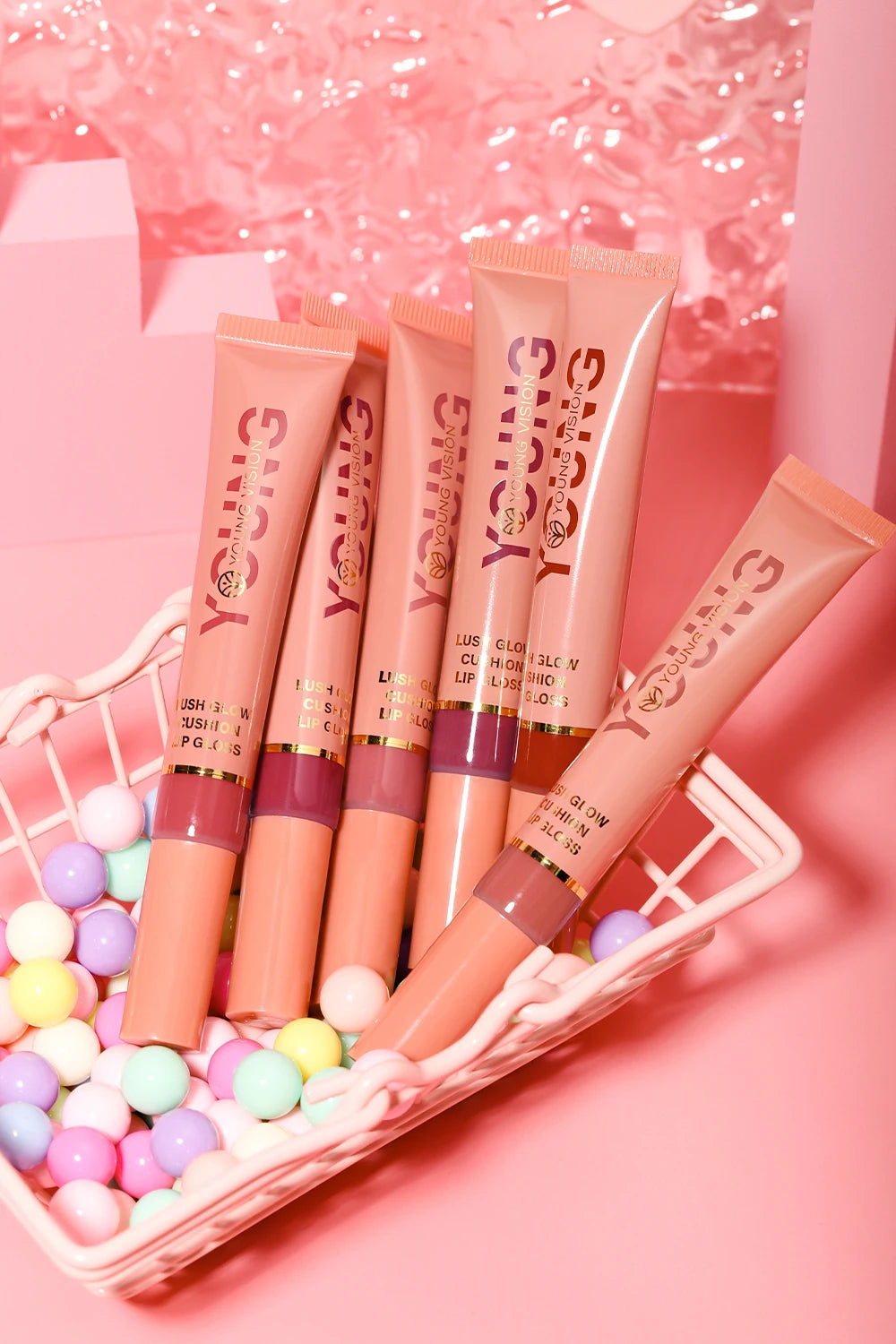 YOUNG VISION 6-Color Liquid Brightening Lip Gloss Moisturizing – BeautyByOla