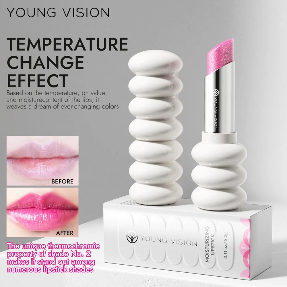 YOUNG VISION 6-Color Shimmer Moisturizing Lipstick Long-Lasting – BeautyByOla