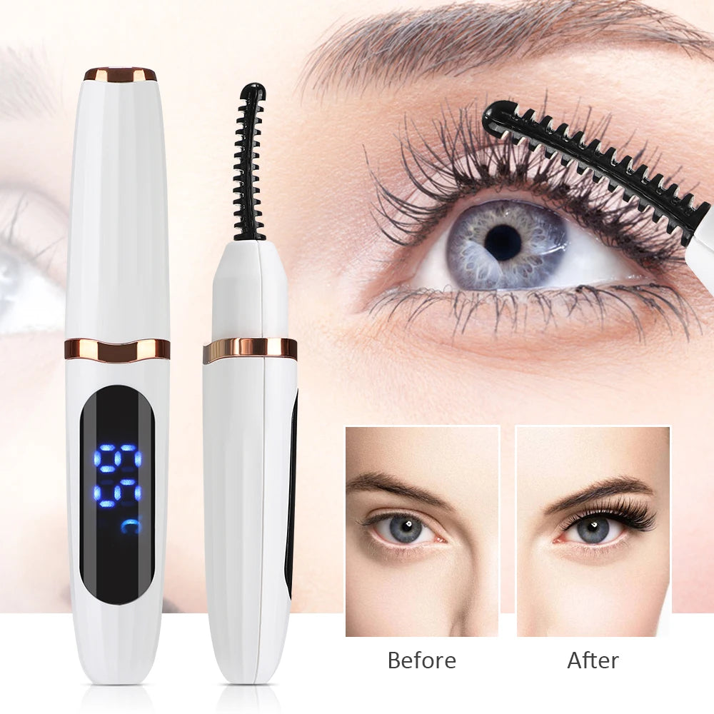 Electric Eyelash Curler Portable Long-Lasting Makeup Tool – BeautyByOla