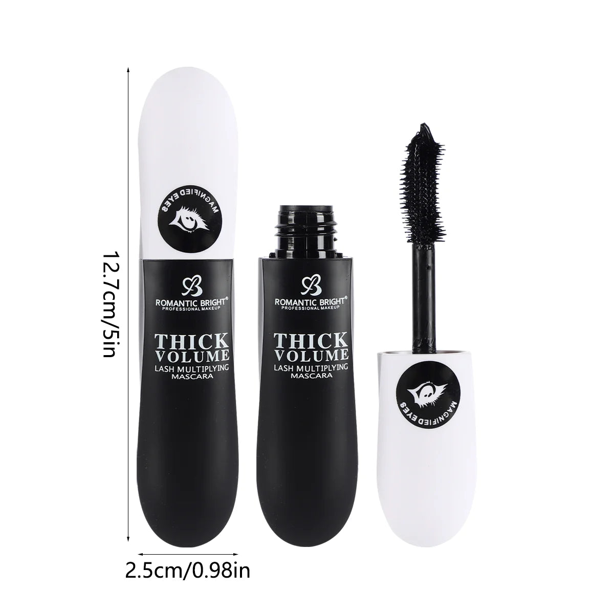 4D Fiber Thick Black Eyeliner Waterproof Durable 12ml – BeautyByOla