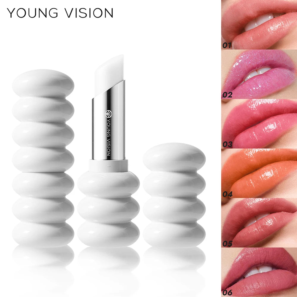 YOUNG VISION 6-Color Shimmer Moisturizing Lipstick Long-Lasting – BeautyByOla