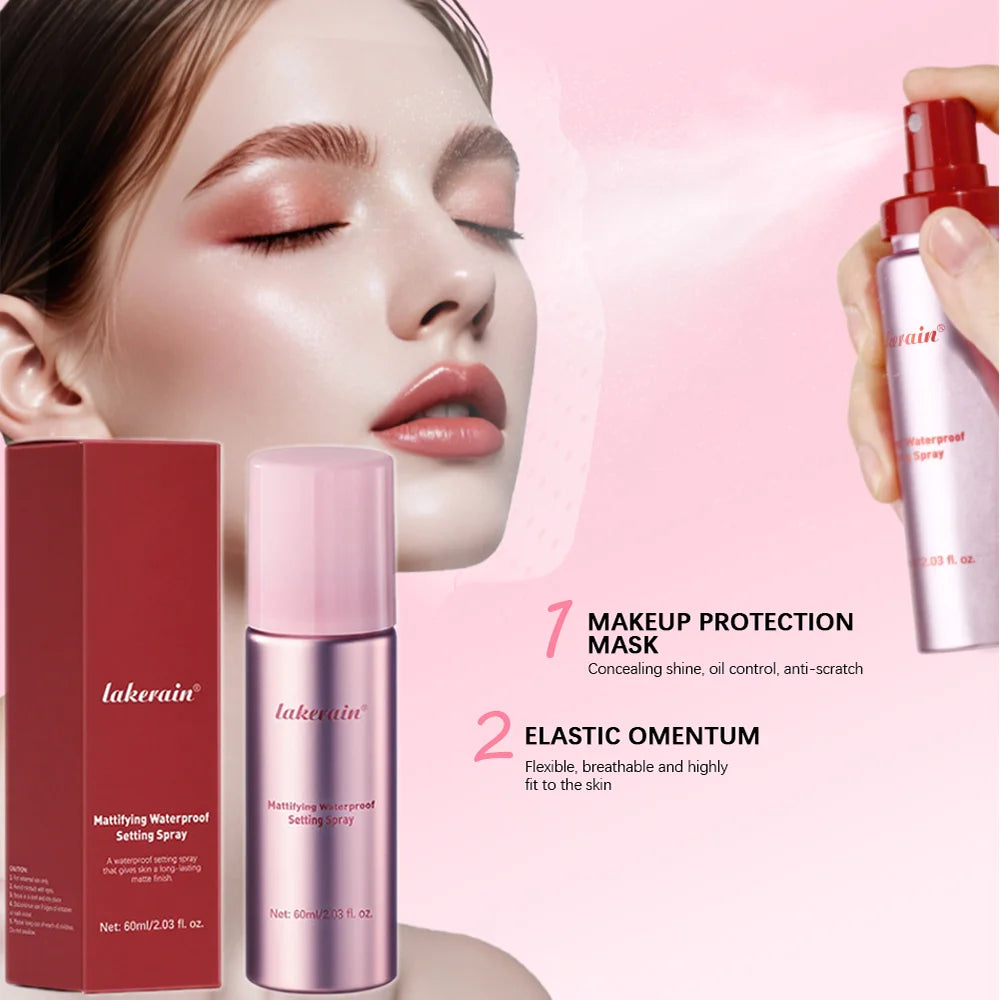 BeautyByOla – Ultimate Blurring Setting Powder Travel Kit, Waterproof Spray, Blur Primer & Oil Control Balm