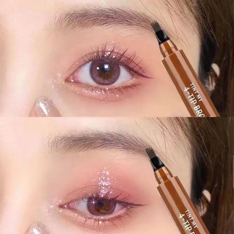 Four-Pronged Long-Lasting Waterproof Eyebrow Pencil – BeautyByOla