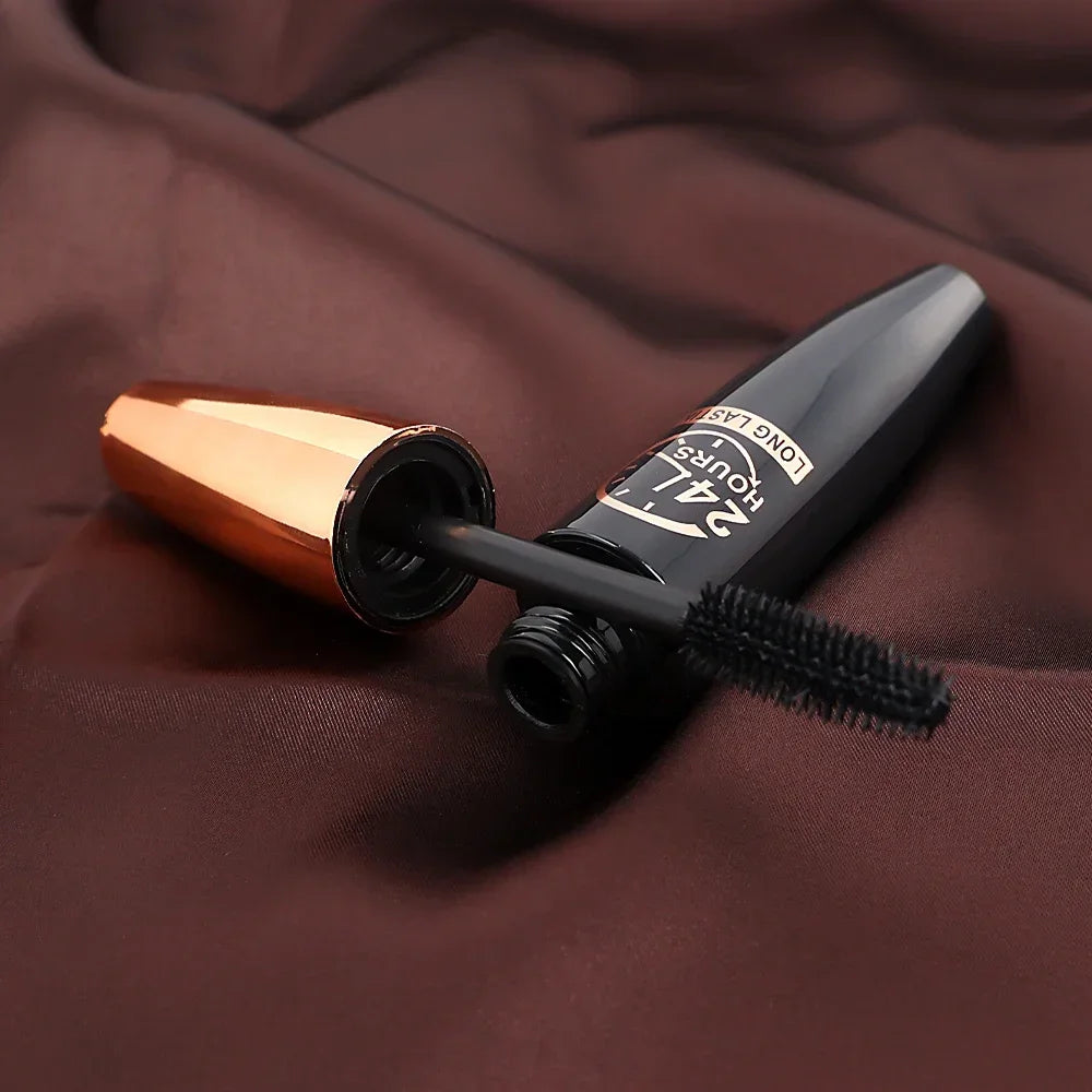 5D Waterproof Mascara Lengthening Black Fiber Eyelashes – BeautyByOla