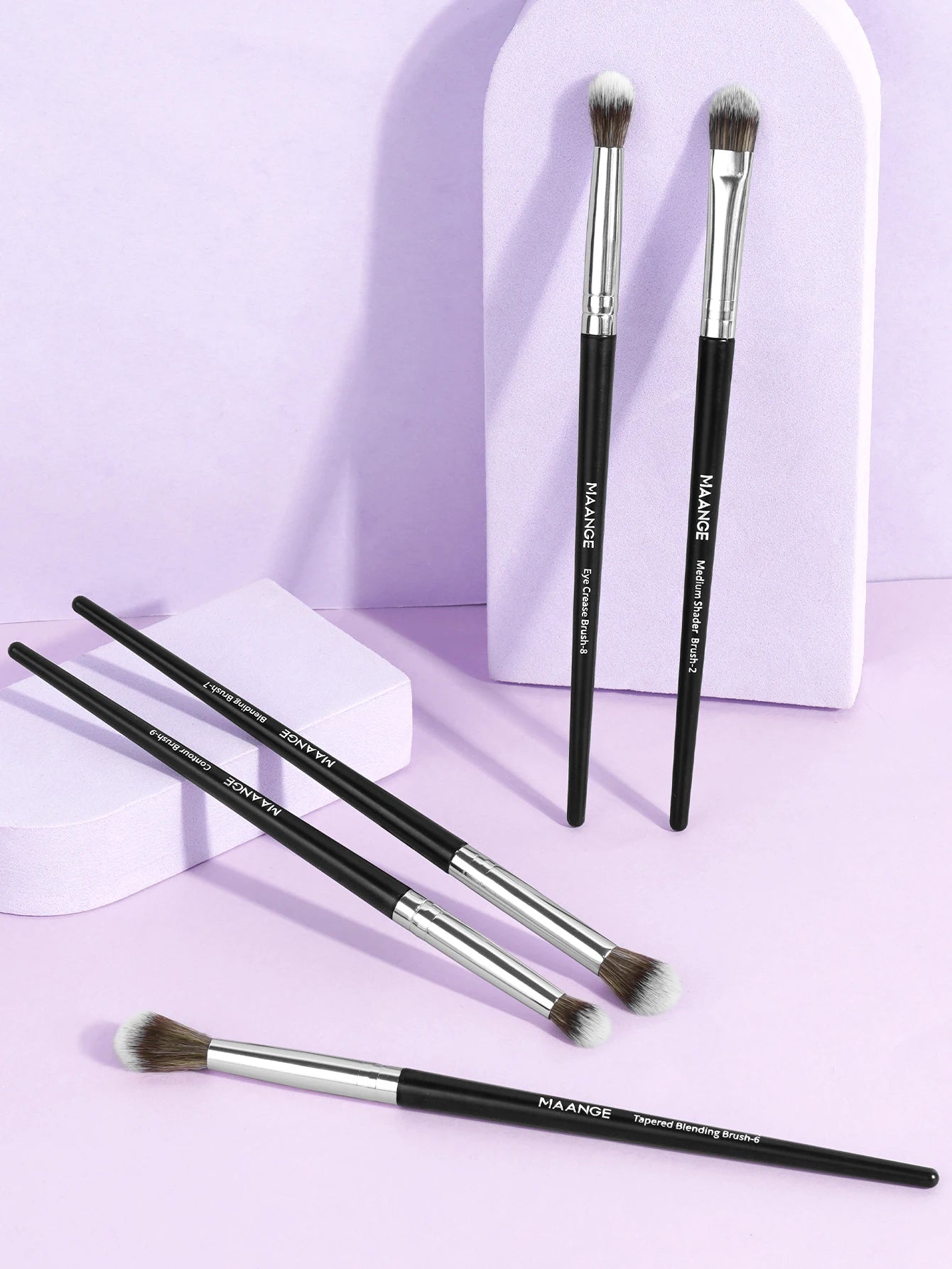 MAANGE 5PCS Detail Makeup Brush Kit Soft Bristles – BeautyByOla