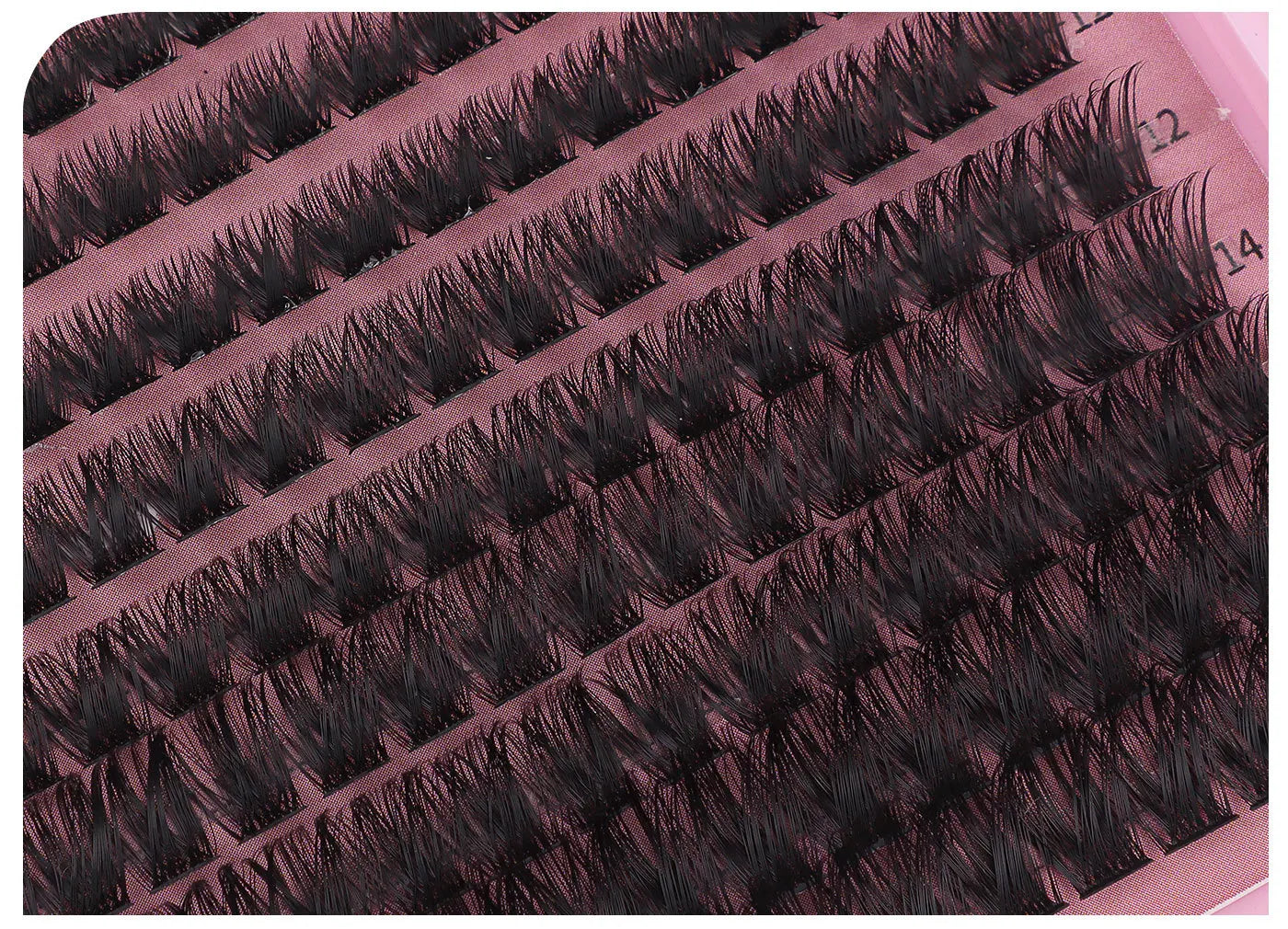 MJ 640pcs Individual Eyelash Extensions Clusters DIY – BeautyByOla