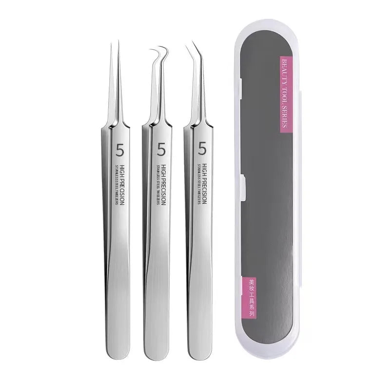 German No.5 Blackhead Remover Tweezers Ultra-Fine Acne Tool – BeautyByOla