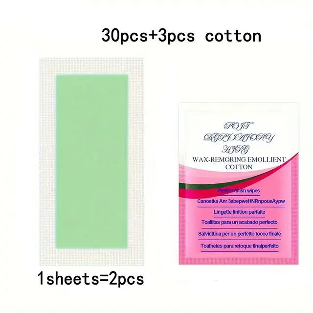 Depilatory Wax Strips for Hair Removal Face Neck Arm Leg – BeautyByOla