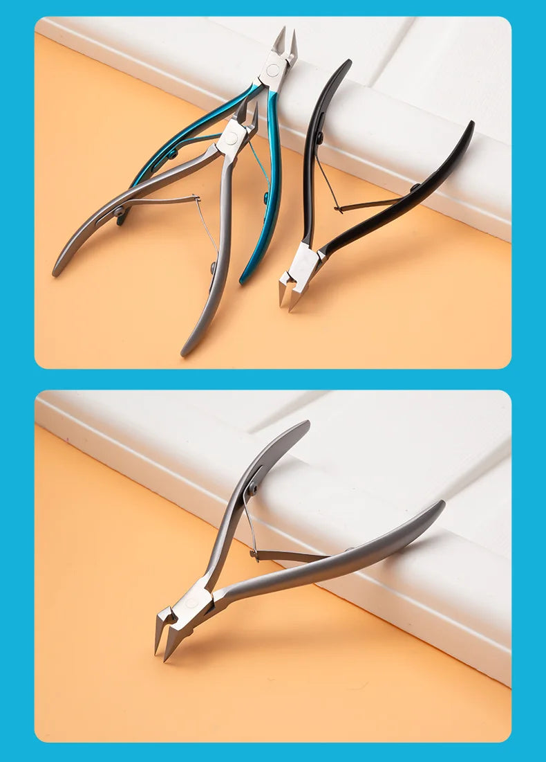 BeautyByOla – Professional Toenail Clipper, Stainless Steel Nipper for Ingrown & Thick Toenails