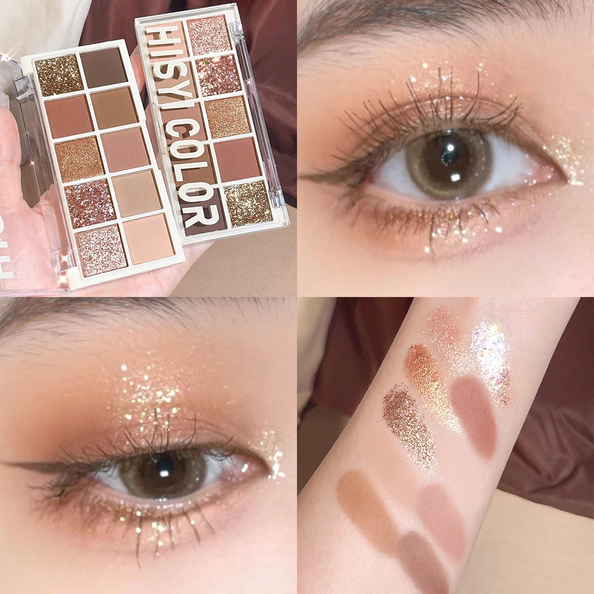 Star Rejuvenation 10-Color Eyeshadow Palette Pearl & Matte – BeautyByOla