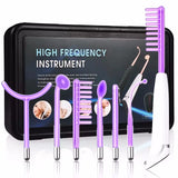 6-in-1 High-Frequency Facial Machine Electrotherapy Wand – BeautyByOla