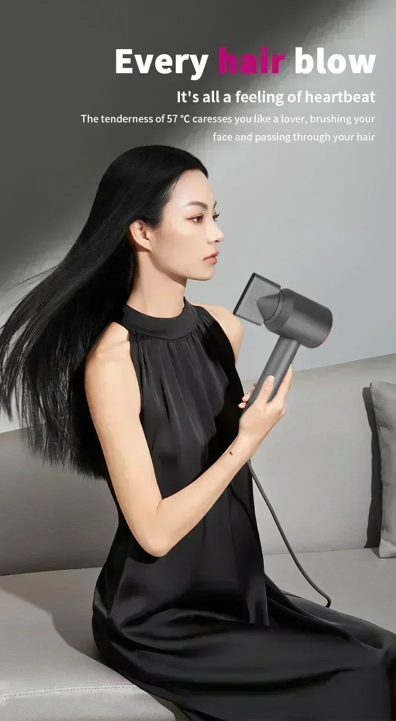 BeautyByOla – 5-in-1 Professional Hair Dryer, Hot & Cold Air, Lightweight Thermostatic Styling Tool for Smooth Hair