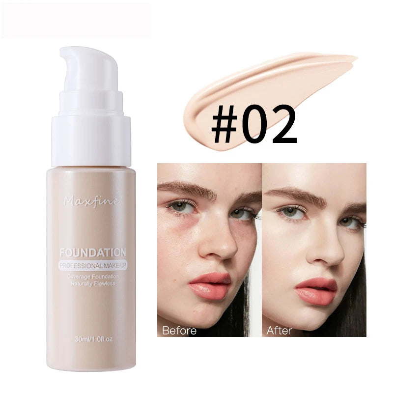 Liquid Foundation Concealer Waterproof Sweat-Resistant Makeup – BeautyByOla