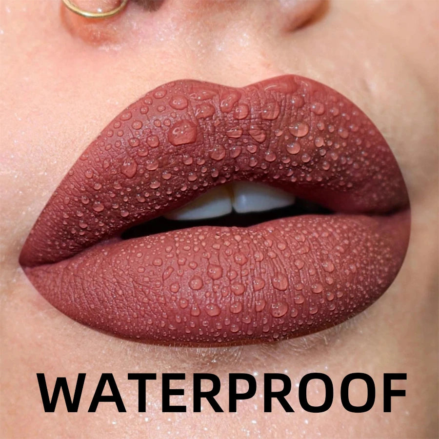 19-Color Matte Velvet Lip Gloss Waterproof Liquid Lipstick – BeautyByOla