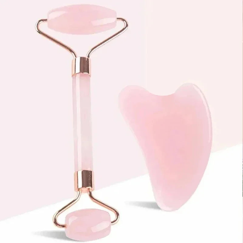 BeautyByOla – Female Facial & Neck Massage Roller, Double-Head Scraping Stick for Relaxation & Beauty
