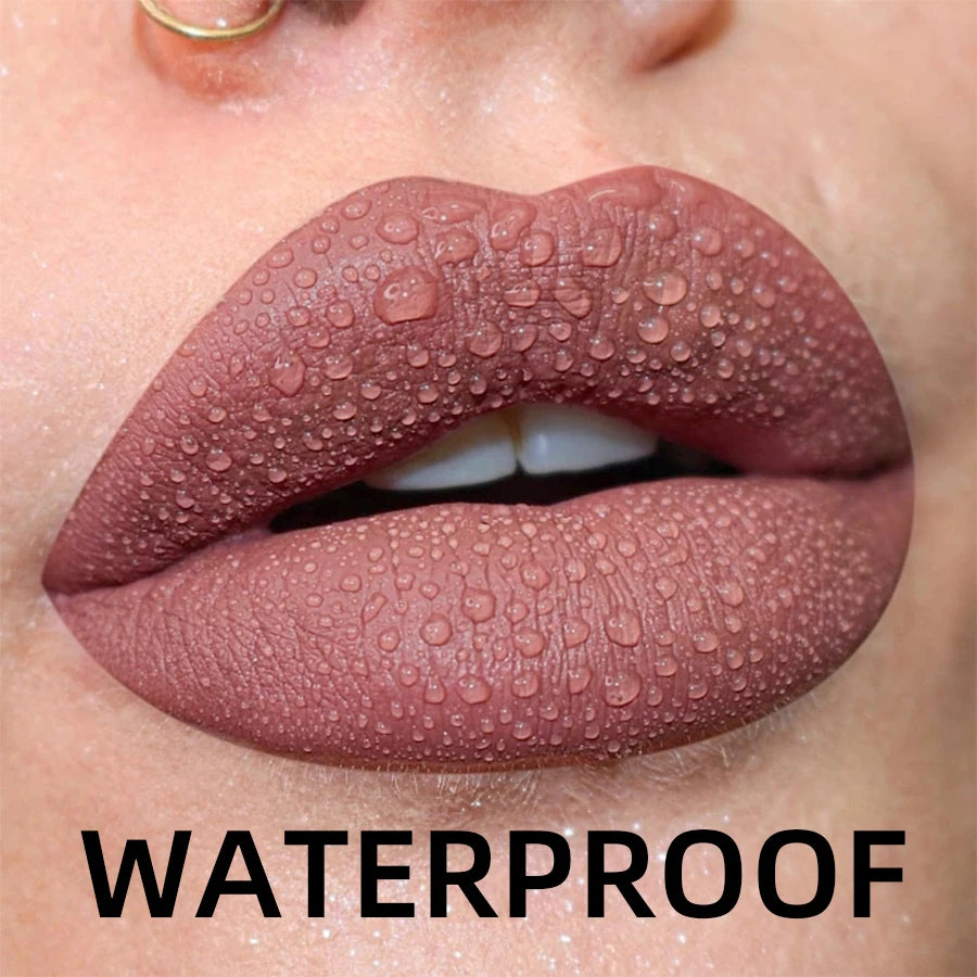 19-Color Matte Velvet Lip Gloss Waterproof Liquid Lipstick – BeautyByOla