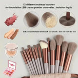 Professional Makeup Brush Set Soft Fluffy Foundation & Eyeshadow – BeautyByOla